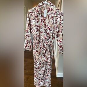 Loft Floral Long Wrap Dress.  Size medium.  NWT.